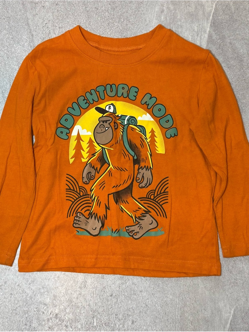 jumping beans Orange 'Adventure Mode' Long-Sleeve Tee